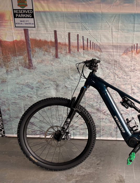 Specialized Turbo Levo 4 Comp Alloy Demo S4 Gloss Deep Lake Metallic / Dune White