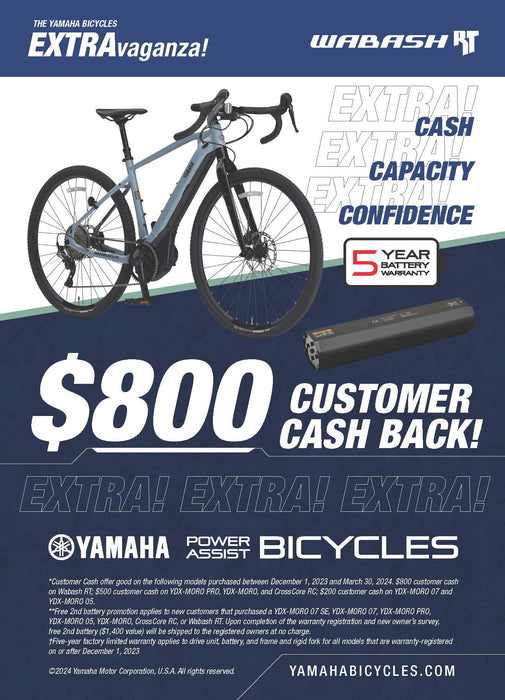 Yamaha Wabash RT High-Quality Electric Bike