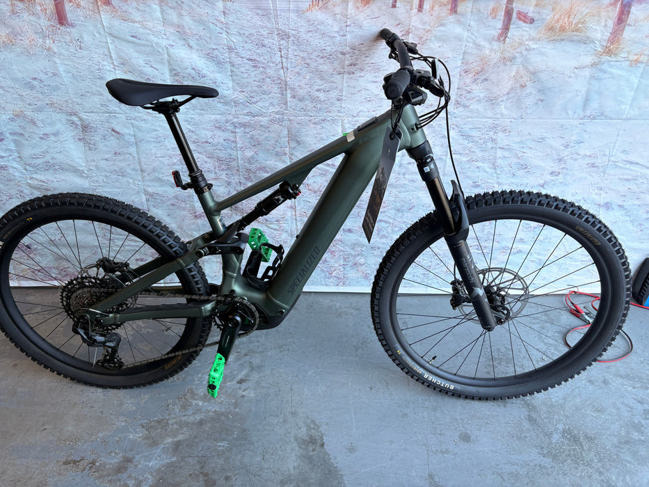 Specialized Turbo Levo 4 Alloy Demo S3 Satin Cypress Metallic / Dark Moss Green