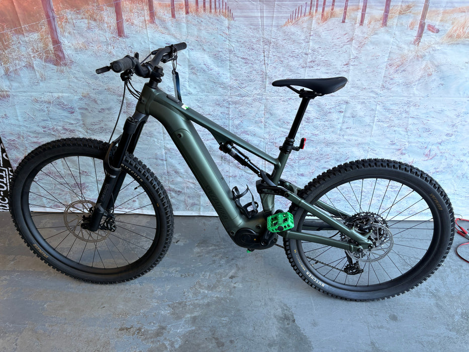 Specialized Turbo Levo 4 Alloy Demo S3 Satin Cypress Metallic / Dark Moss Green