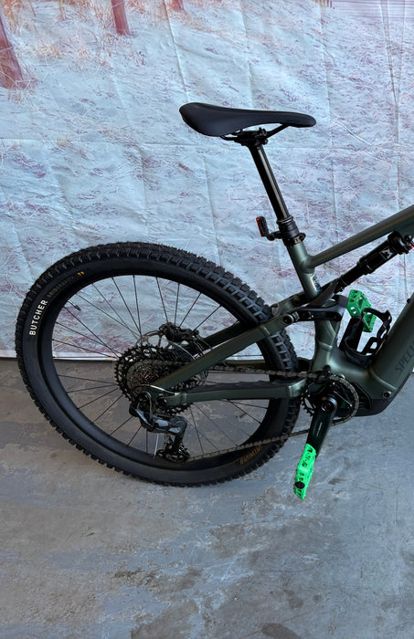 Specialized Turbo Levo 4 Alloy Demo S3 Satin Cypress Metallic / Dark Moss Green