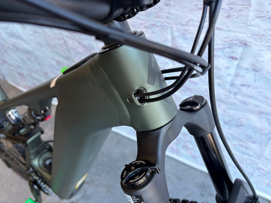 Specialized Turbo Levo 4 Alloy Demo S3 Satin Cypress Metallic / Dark Moss Green