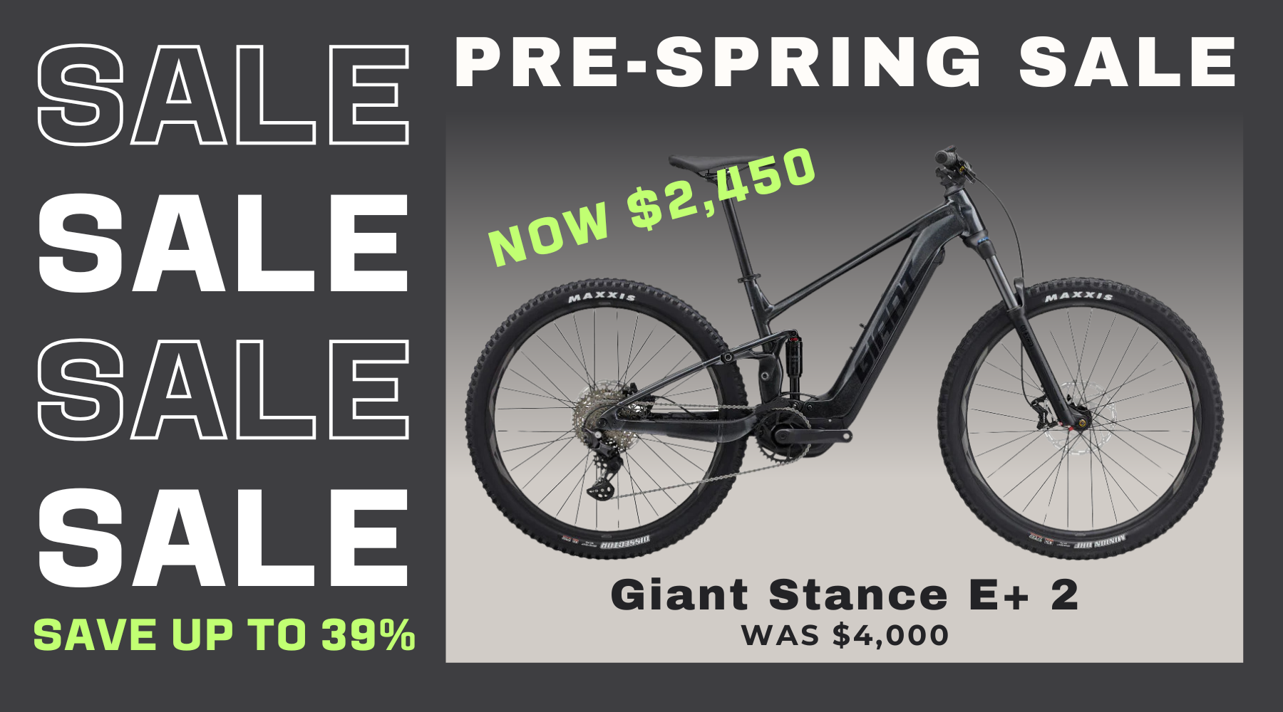 pre sale giant stance e+