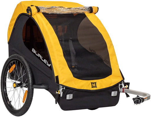 Burley Bee Child E-Bike Trailer Double, Yellow