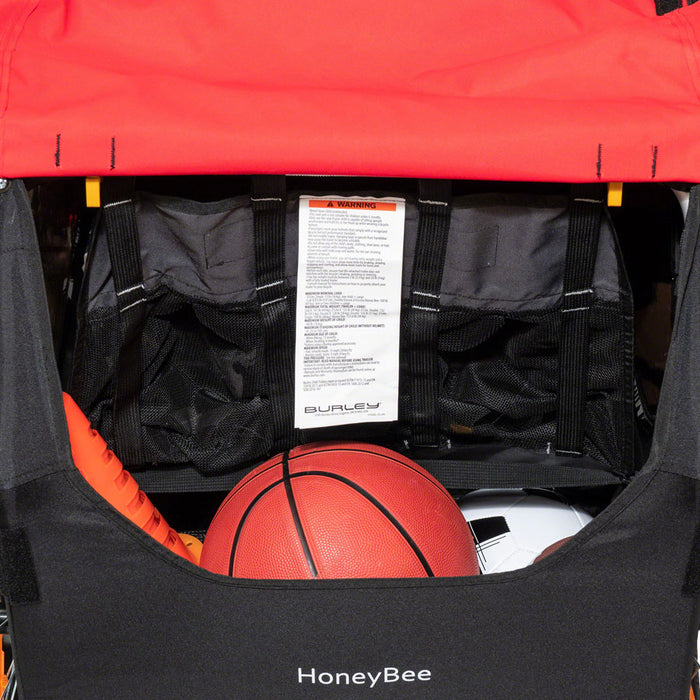 Burley Honey Bee Child Bicycle Trailer Red