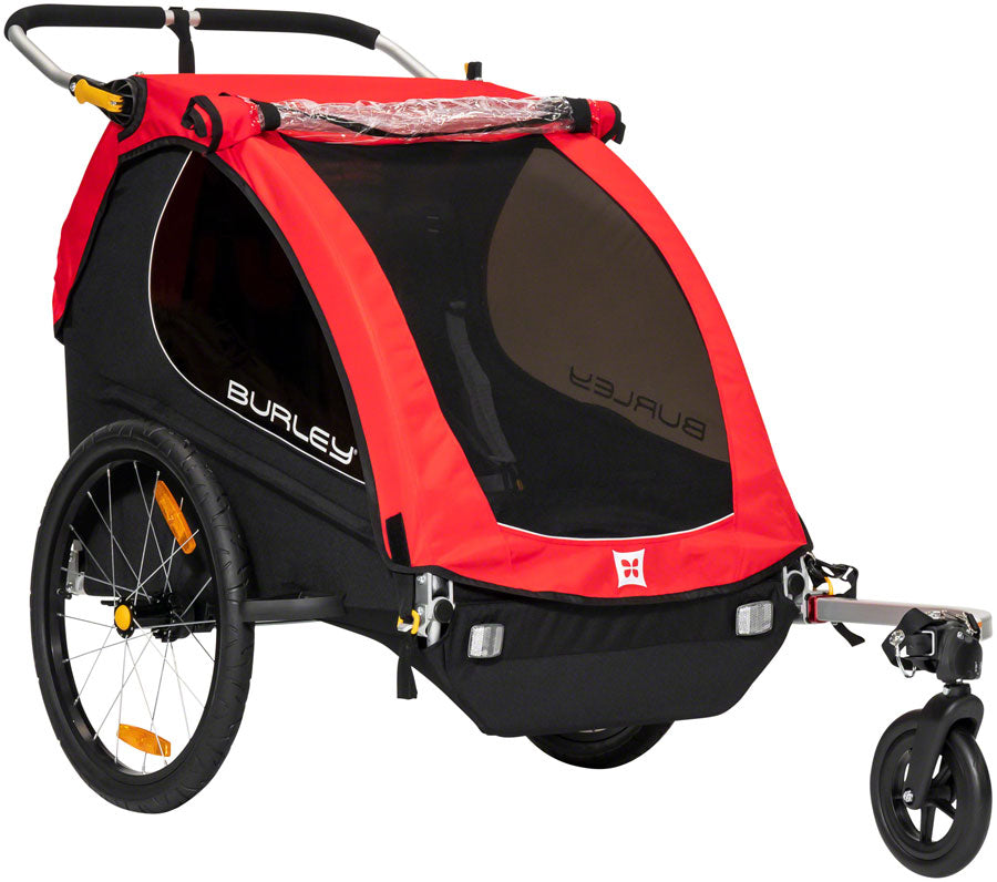 Burley Honey Bee Child Bicycle Trailer Red - ebikes508