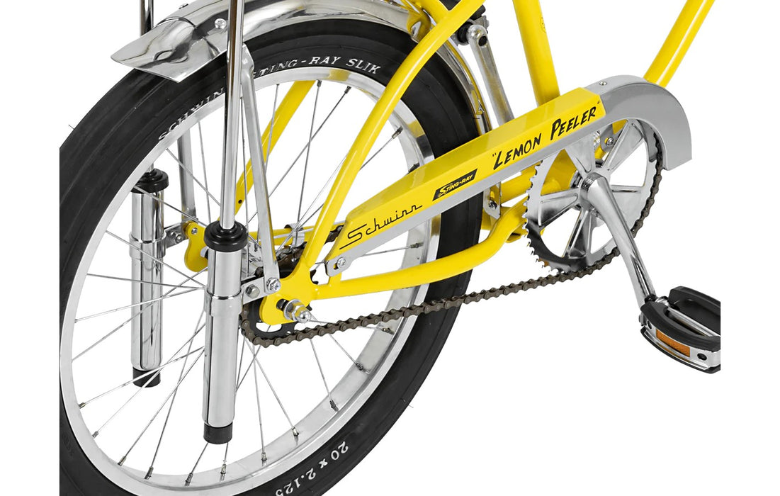 Schwinn Lemon Peeler Krate Vintage Replica Bike back wheel